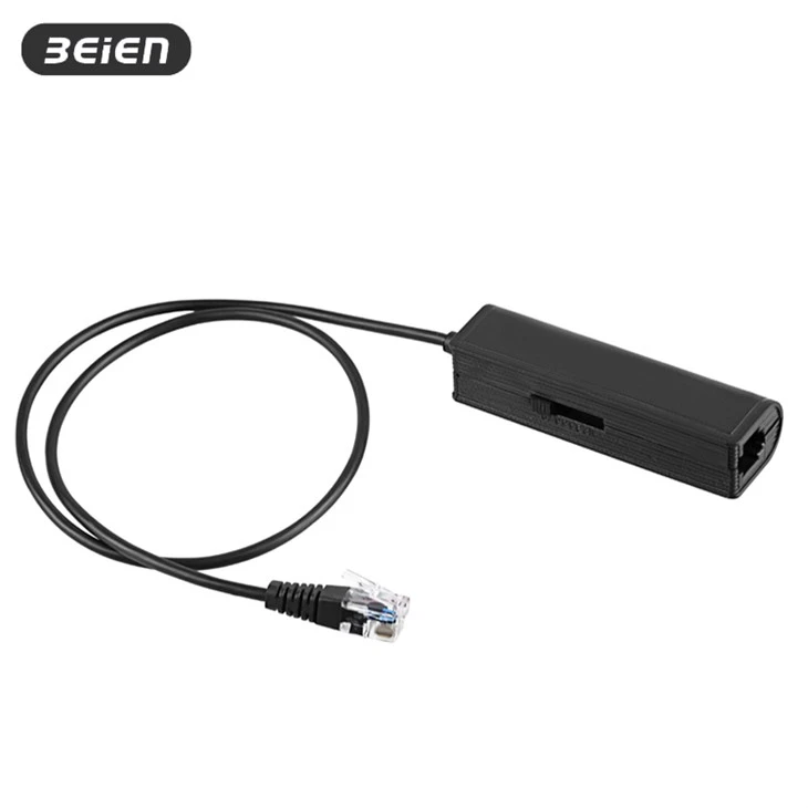 Dual-ear Wired Call Center Rj9 Headset With Mic