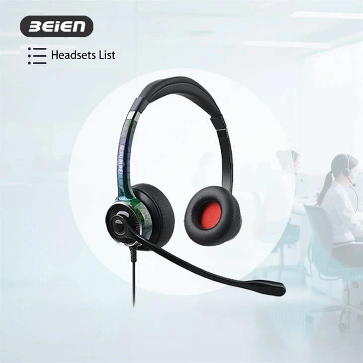 Wired Usb Headset With Mic Noise Cancelling