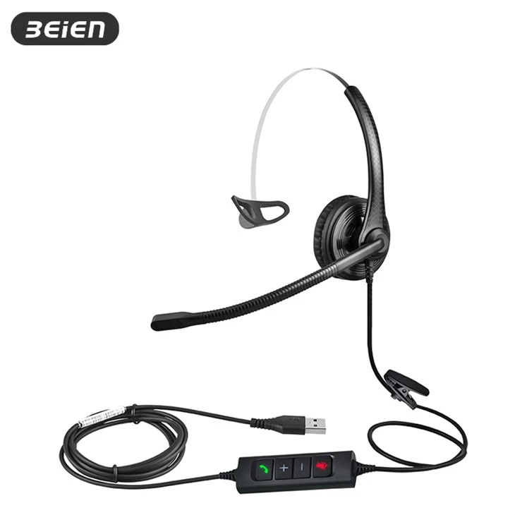 Wired USB Monaural Call Headset